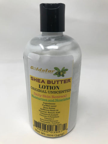 Goldstar Premium Shea Butter Lotion - 12 OZ