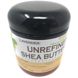 Goldstar Grade A 100% Raw Natural Unrefined Shea Butter with LAVENDER (8 OZ)