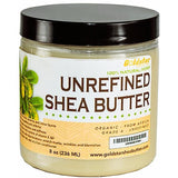 Goldstar Grade A 100% Raw Natural Unrefined Shea Butter for DIY body butter (8 OZ)