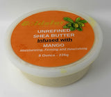 100% Raw Shea Butter Infused with Mango - 8OZ