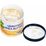 Goldstar Grade A 100% Raw Natural Unrefined Shea Butter for DIY body butter (8 OZ)