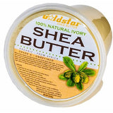 Goldstar 100% Grade A Raw Unrefined Organic Shea Butter 32 OZ (2 Pounds)
